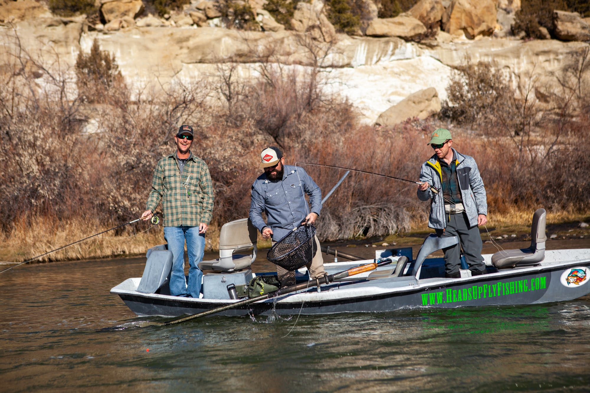 Stream Flows Heads Up Fly Fishing