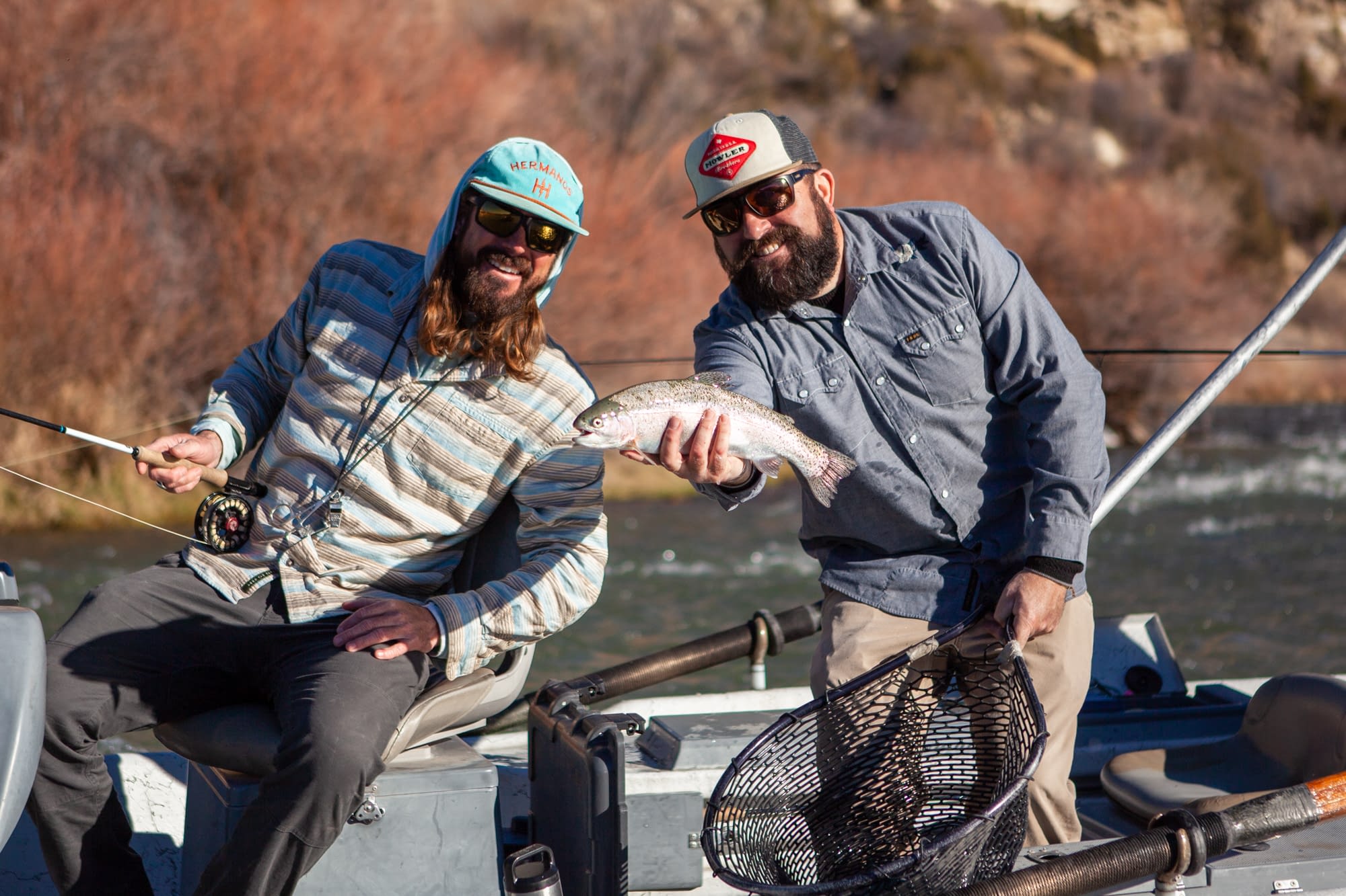 Stream Flows Heads Up Fly Fishing